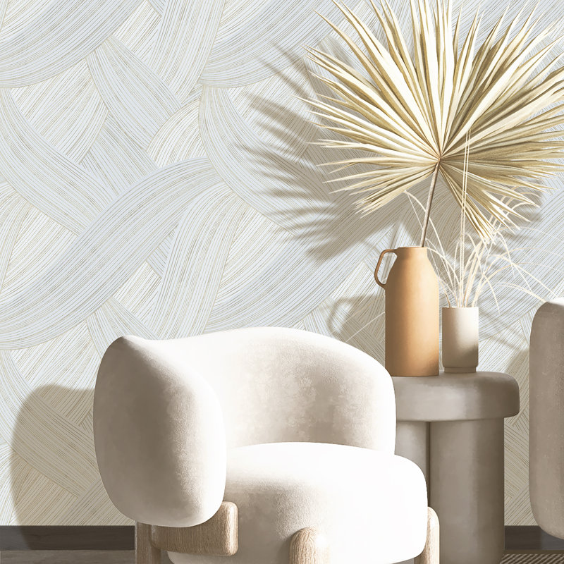 Galerie Wallcoverings Stratum Unito Design Metallic Texture 33' L x 42" W Wallpaper Roll Perigold